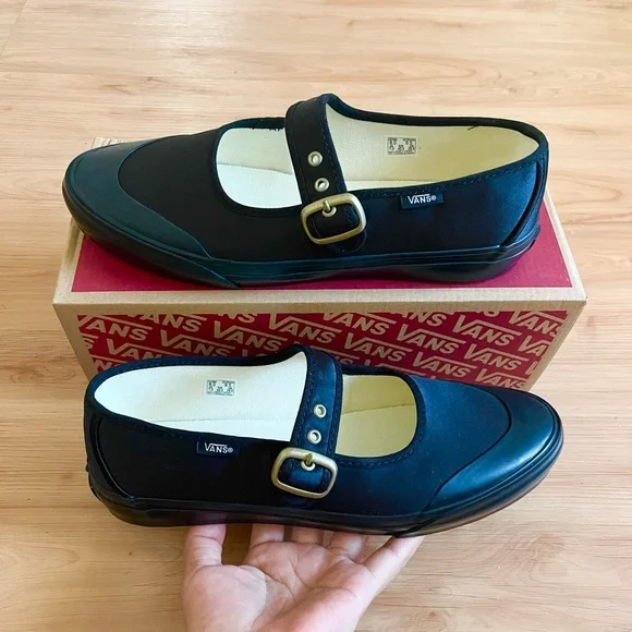 Vans Mary Jane Ballet Black Women 8.5 US - Picture 6 of 8